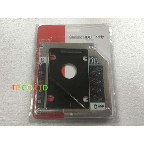 Second HDD Caddy 2nd SATA 2.5" Hard Disk Drive SSD 9.5mm Enclosure forApple Macbook Pro Air A1278 A1286 A1297 DVD CD ROM Bay