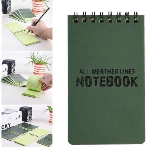 1Pc New Tactical Note Book All-Weather All Weather Paper Notebook Waterproof Writing Rain In G3C4