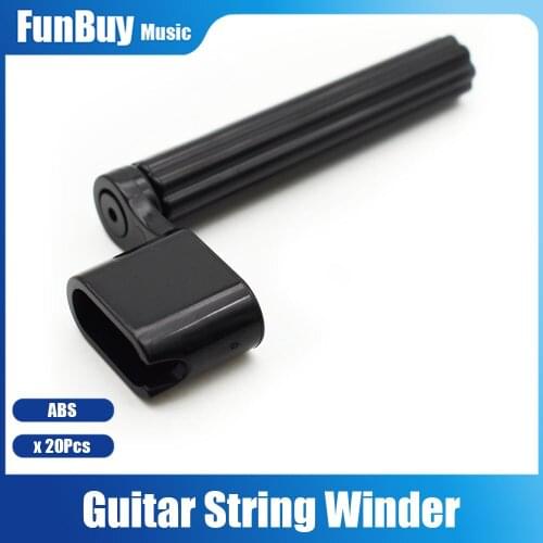 20pcs 2 in 1 Guitar String Winder Bridge Pin Remove Peg Puller Bass Guitar Repair Tool Guitar Accessories Luthier Tool