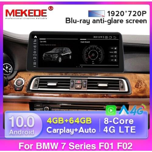 Car Radio Multimedia Player For BMW 7 Series F01 F02 CIC NBT 2009-2015 Autoradio Android 10.0 Navigation Stereo GPS Auto 4G LTE