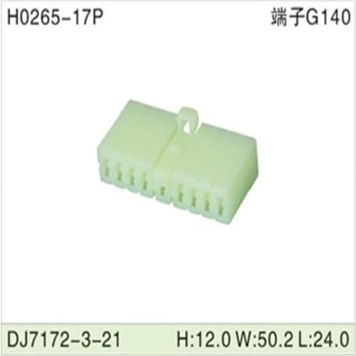 Free shipping 200pcs DJ7172-3-21 17Pin 3mm AMP Car Electrical Wire Connectors for VW,BMW,Audi,Toyota,NISSAN AND other