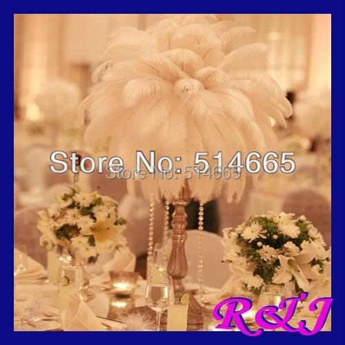 EMS Free shipping Cheap ostrich plume 100pcs/lot white Ostrich plumage ostrich feather 16-18inch 40-45cm