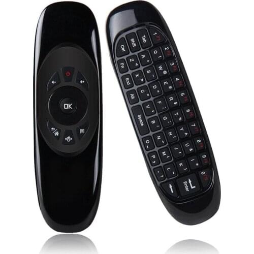 C120 Fly Air Mouse Wireless Game Keyboard Rechargeable 2.4Ghz Keyboard Remote Controller for Smart Tv Mini PC Android