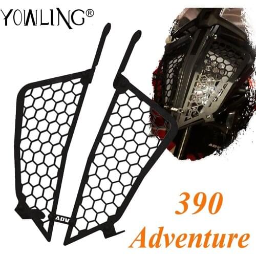 For 390 Adventure ADV 390Adventure 390 ADV 2019 2020 2021 Motorcycle Headlight Protector Cover Grill Head light Guard Protection