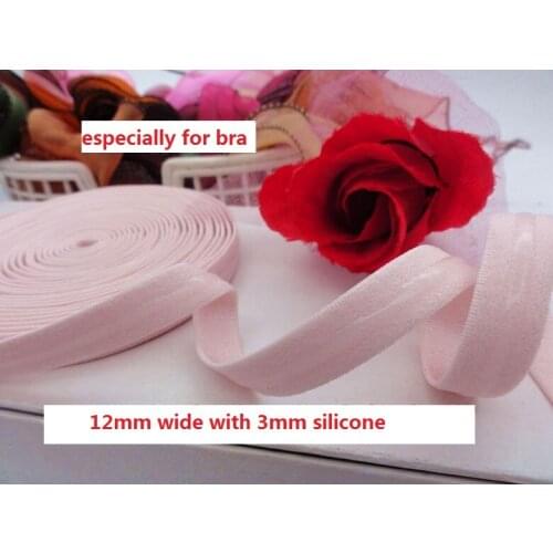 1/2 inch elastic band for garment accessories 12mm wide 30meters/lot bra elastic webbing belt underwear softy strap