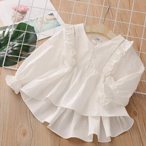 FANAIDENG White Blouses For Girls