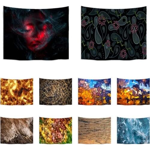 Geometric Tapestry Marble pattern Tapestry Home Decoration Sofa Carpet Forest Scenery Living Room Wall Hanging GT130