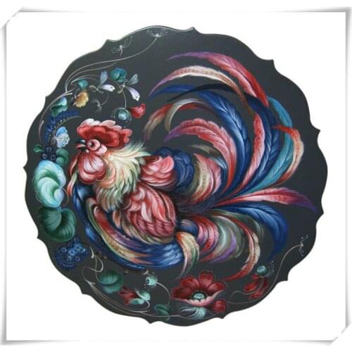 Hot Sale Crafts round 5d Diy Diamond Painting Rhinestone Cross Stitch Kit Three Size Embroidery Mosaic Picture The Cock SeriesB