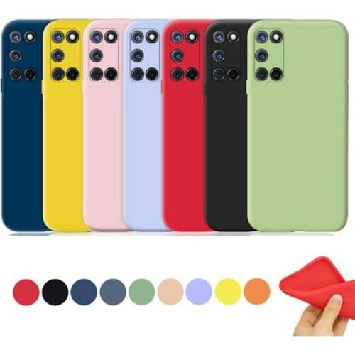 SUREHIN Soft Case For OPPO A92 Cover Lens Camera Protection TPU Pink Green Purple Blue Coque Silicone Cover For OPPO A92 Case 5G