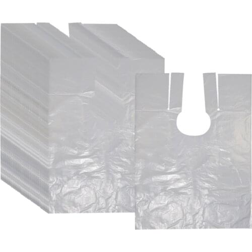 50pcs Waterproof Disposable 42”x31' Hair Cutting Cape Hairdresser Cloth Cloak Bib