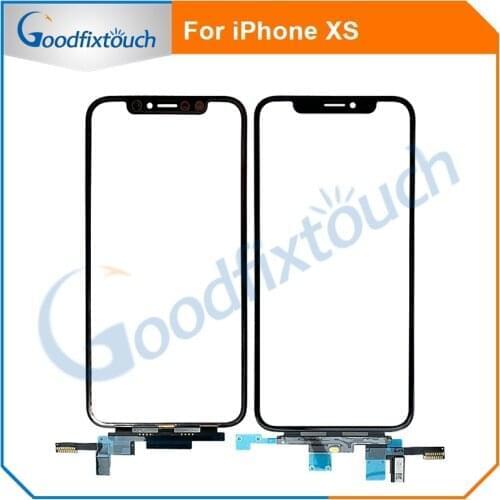 Original Touch Panel For iPhone XS Touch Screen Digitizer Front Outer Glass Panel with Flex Cable For iPhone XS Replacement Part