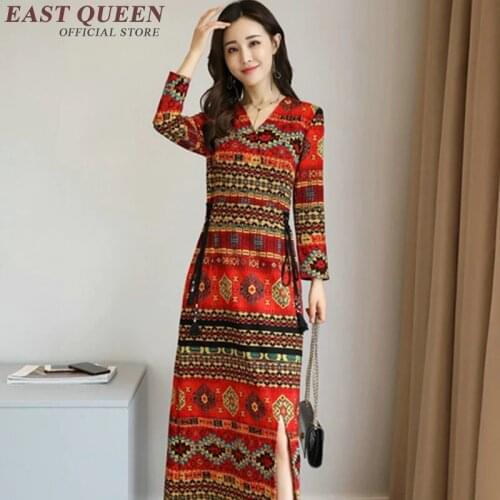 Hippie bohemian style dress hippie clothing women boho hippie dress mexican dress clothes KK1865 H