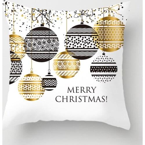 Christmas Cushion Covers 45*45cm Decorative Car Sofa Seat Throw Pillowcases