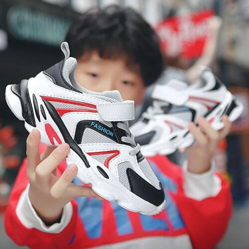 SHUIYIJIA Boys' Sports Shoes Childrens Sports Shoes Version Breathable Mesh Non-slip Wear-resistant Childrens Casual Shoes