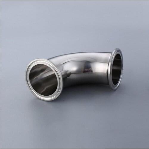 2" Tri Clamp x 51mm 2" Pipe OD SUS 304 Stainless Steel 90 Degree Elbow Sanitary Fitting Home Brew Beer Wine