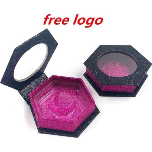 Custom Logo Eyelashes Packing Boxes Gift box Lashes Package Storage Cases Makeup Cosmetic Case Mink False Eyelash