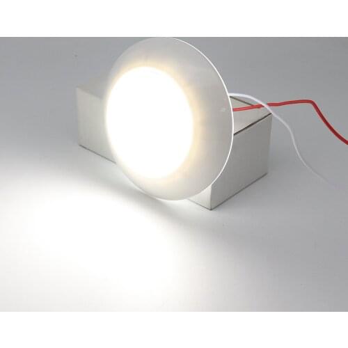 12V LED RV Boat Ceiling Lights Recessed Interior Light Cabinet Roof Cabin Overhead Light 3.6W