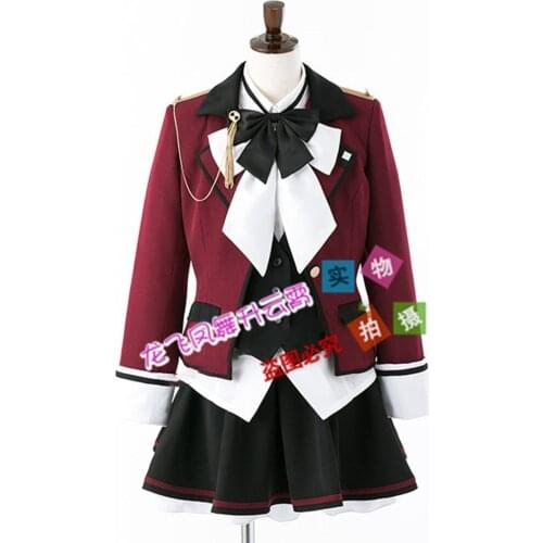 2021 Game DIABOLIK LOVERS Cosplay Costume Lost Eden Girls Uniform Full Set Unisex Halloween Party Role Play Clothing Custom-Mak