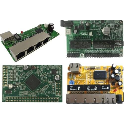 5-port Gigabit switch module is widely used in LED line 5 port 10/100/1000 m contact port mini switch module PCBA Motherboard