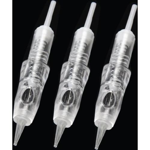 50pcs Easy Click Permanent Makeup Machine Tattoo Needle Eyebrow Lip 1P 3P 5P for Tattoo Cartridge Needles Rotary Machine Pen MTS