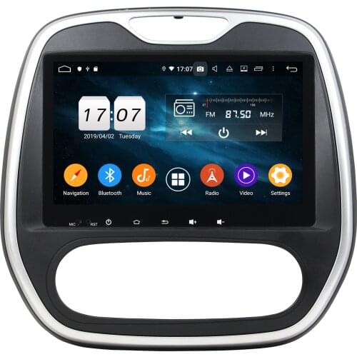 4gb+64gb PX6 6-Core 1 din 9" Android 10 Car Radio DVD Player GPS WIFI Bluetooth 5.0 Easy Connect for Renault Capture 2011-2017