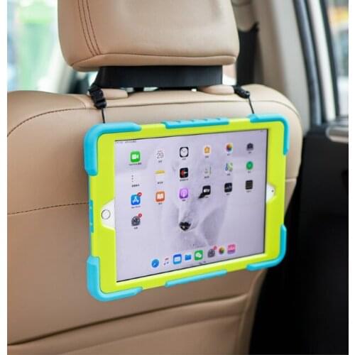 Children four-corner reinforced soft-sided 360 degree rotating bracket anti-fouling anti-fall ipad protective shell J06