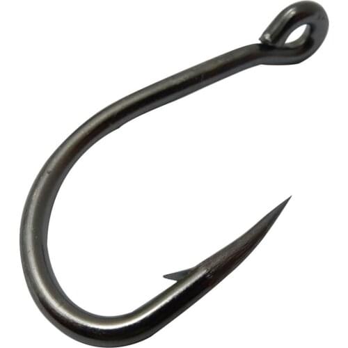 Free Fisher 100pcs/set Sharped Fishing Hooks High Carbon Steel Eyed Hook 4# 9260 aultless Oshaughnessy Long Hook Tips