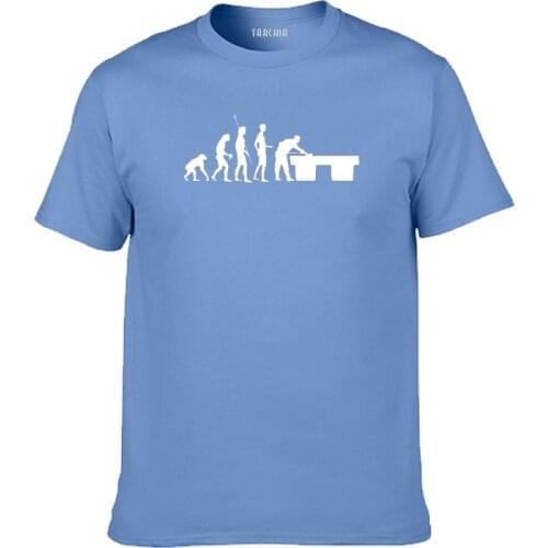 TARCHIA 2021 Summer Brand Evolution Billiards t-shirt Cotton Men Short Sleeve Boy Casual Homme Tshirt T Tops Tees Plus Fashion