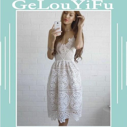 Gelouyifu Sleeveless Summer Dresses