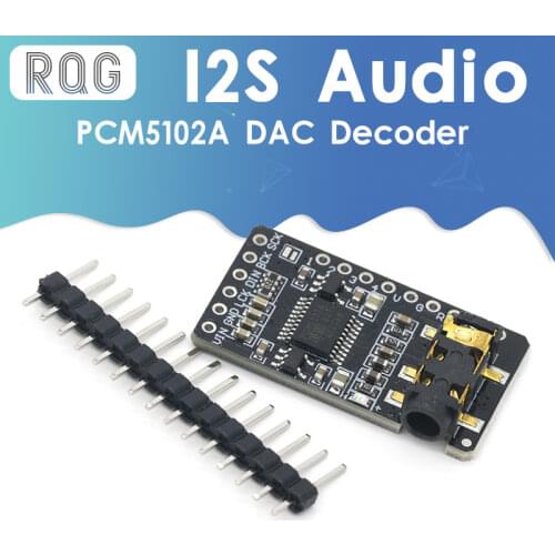 Interface I2S PCM5102A DAC Decoder GY-PCM5102 I2S Player Module For Raspberry Pi pHAT Format Board Digital PCM5102 Audio Board
