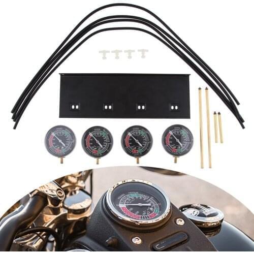 Motorcycle Carburetor 4 Carb Synchronizer Vacuum Gauge Tool Carburetor Synchronizer For Yamaha Honda Suzuki Etc Moto Accessories