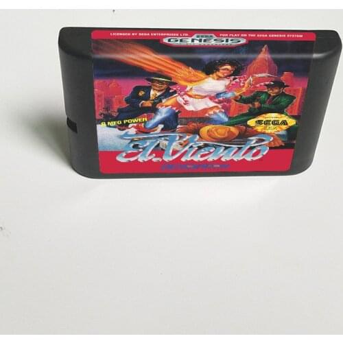 EL Viento - 16 Bit MD Game Card for Sega Megadrive Genesis Video Game Console Cartridge