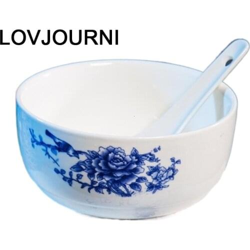 Korean Dondurma Kasesi Saladier Tazone Ramen Vajilla Mutfak Malzemeleri Rice Kitchen Dining Bar Soup Ceramica Ceramic Bowl