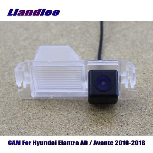 Liandlee CAM Car Reverse Rearview Camera For Hyundai Elantra AD / Avante 2016-2018 / Backup Parking Camera HD CCD Night Vision