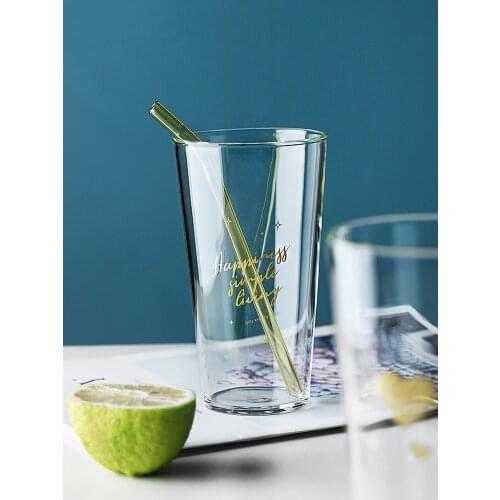 Reusable Wine Whiskey Glass Small Water Drinking Bottle Beer Champagne Glasses Kitchen Dining Bar Copas De Cristal QJJ60BLB