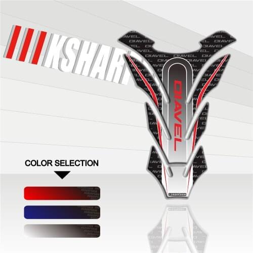 Motorcycle 3D decals Fishbone gas oil Cover Fuel Tank Sticker Creative Protector Case for DUCATI DIAVEL Applique stickers