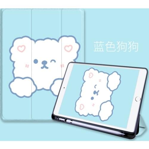 With Pencil Holder Airbag Soft Cover Case For iPad 2020 Air 2 3 Mini 5 Pro 12.9 11 Air 4 10.9 Air 3 10.5 10.2 9.7 7.9 inch Case