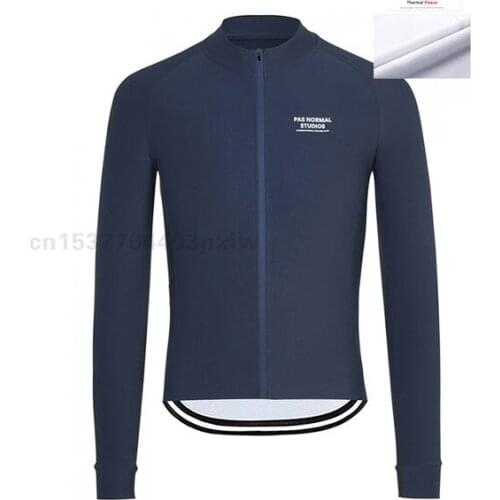 PNS cycling clothing 2021 Mens team Race Autumn winter Thermal fleece long sleeve cycling jersey ropa ciclismo