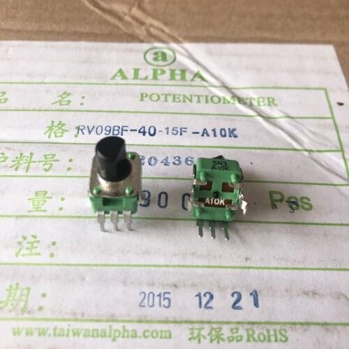 Original New 100% 09 Type short axis inverter switch A103 single joint vertical potentiometer A10K-8MM half shaft