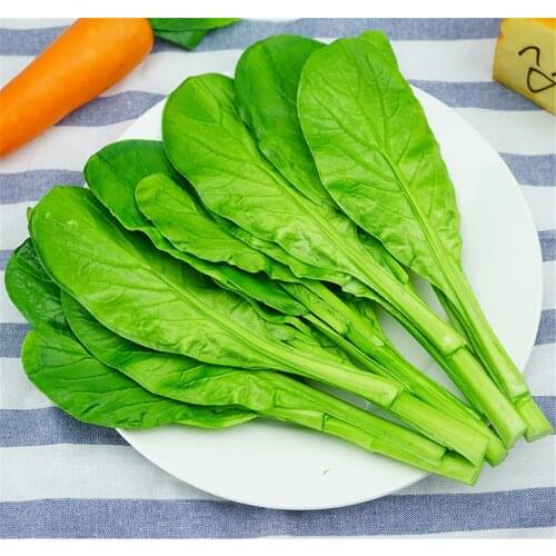 Hotel restaurant store shop decor green vegetables pakchoi Chinese flowering cabbage Faux fake artificial vegetables model