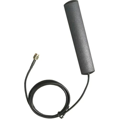 CERXUS 2.4G 5.8G Patch Antenna 5dbi With SMA Male Connector,Glue Mount External Antenna RG174 Cable 1 Meter for Router ,Modem