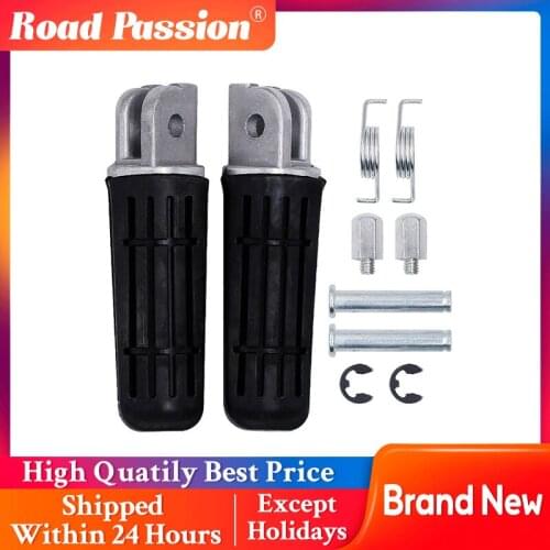 Road Passion Motorcycle Footrest Front Pedal Foot Pegs for Yamaha BT1100 Fazer 700 FJ1200 FJR1300 FZ1 FZ6 Fazer FZ6R FZR600 MT03