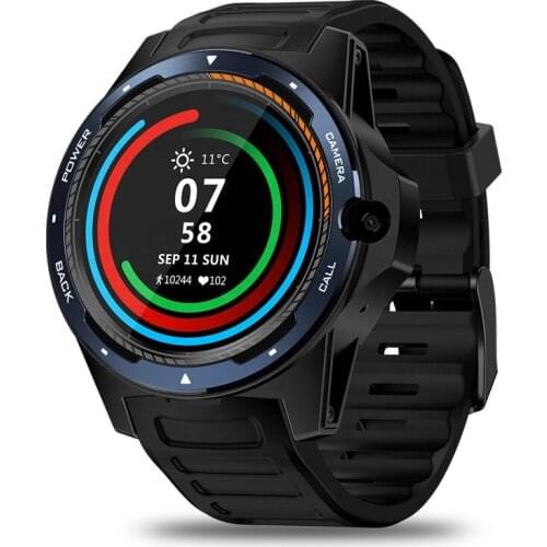 Smartwatch Zeblaze THOR 5 4G Smart Watch with 8MP Camera 2GB+16GB Dual System GPS 1.39'' Heart Rate Monitor Men Women
