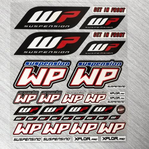 Reflective WP Suspension Sticker Shocker Damper Decal For Duke RC KTM 200/390/690/990/1090/1190/1290 Kawasaki Z Ninja 400/900