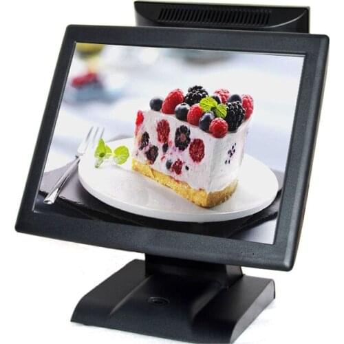 High quality POS System for restaurants dual screen POS terminal Commercial EPOS Machine J1900 point of sales