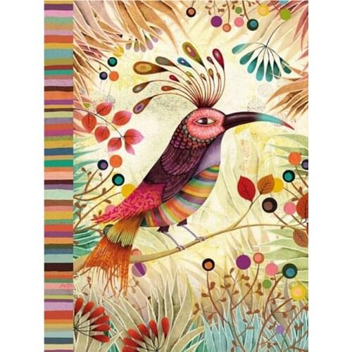 YNX animal new 5D diamond painting round diamond abstract cross stitch square diamond DIY bird color diamond painting