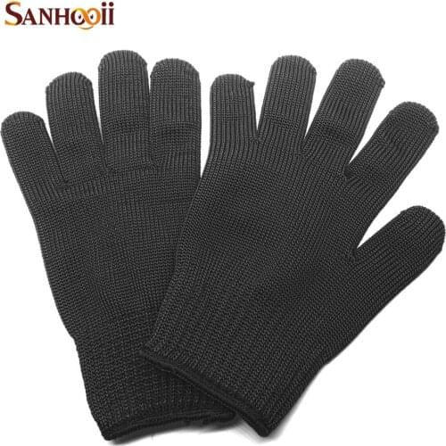 Safety Cut Proof Protect Glove Include Stainless Steel Mesh Camp Gloves for Outdoor sports Camping Climbing for Gardening