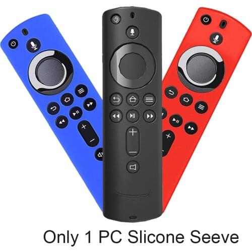 Protective Case 5.9 Inch Cover Silicone Sleeve Shockproof Anti-Slip Replacement for Amazon Fire TV Stick 4K Remote Control