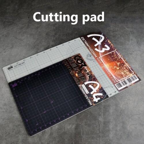A3a4 Cutting Mat Double-sided Color Double-sided Mesh Model Making Tool Engraving Clay Pad Medium Knife Board With Cutting Pad