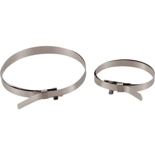 Vehicle Car Constant Velocity CV Joint Boot Clamp Clip Fastener 2 Pcs